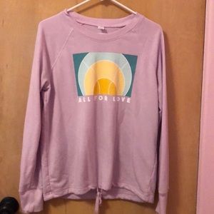 Purple Old Navy tennis sweater